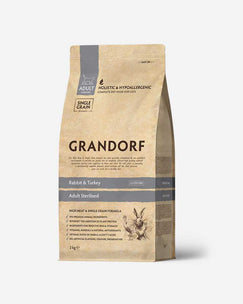 Grandorf Cat Adult Sterilised - Rabbit and Turkey - 2Kg