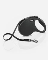 Flexi New Classic Tape - Retractable Dog Leash - Black
