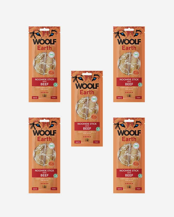 Woolf Beef - Chew Stick 5 pack - Large