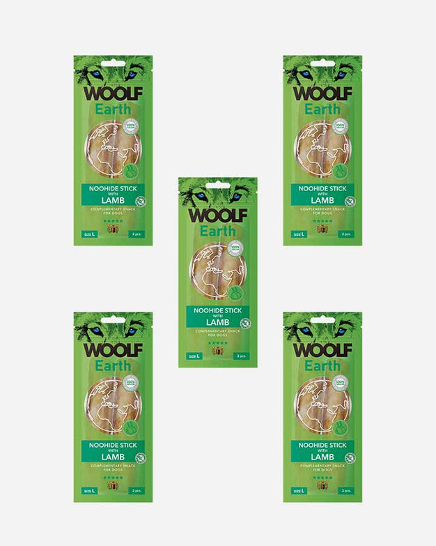 Woolf Lamb - Chewing Sticks 5 packs - Large