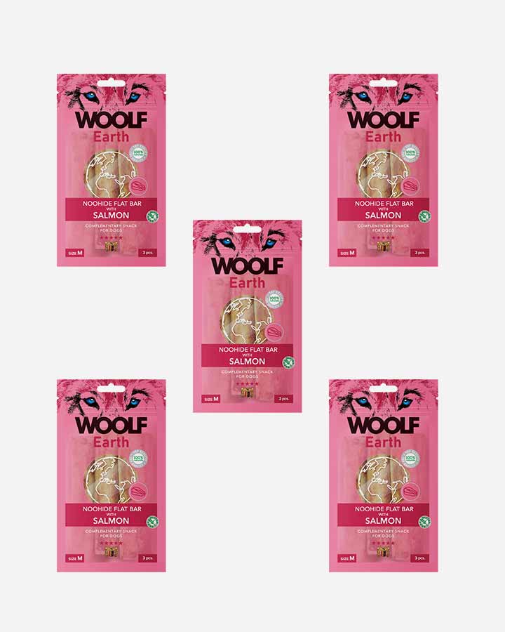 Woolf Salmon - Chewing Sticks 5 packs - Medium