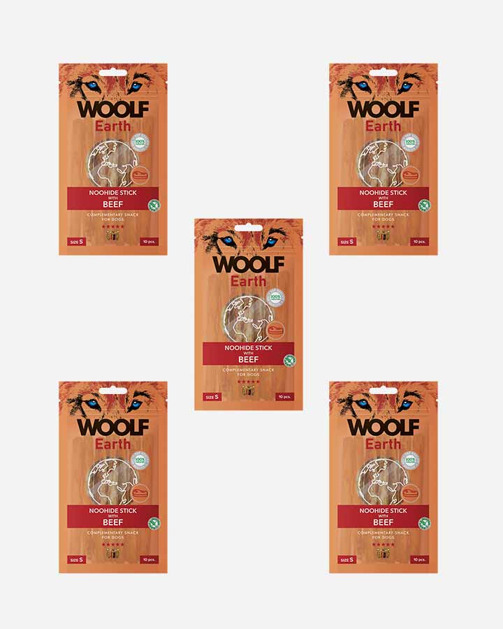 Woolf Beef - Chew Stick 5 pack - Small