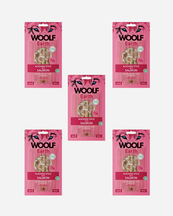Woolf Salmon - Chewing Sticks 5 packs - Small