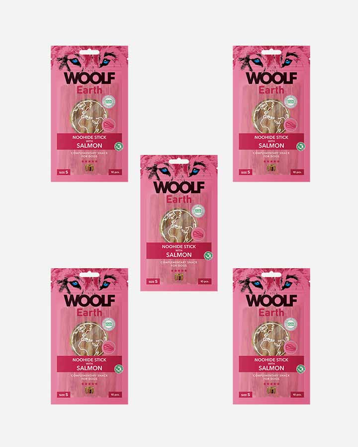 Woolf Salmon - Chewing Sticks 5 packs - Small