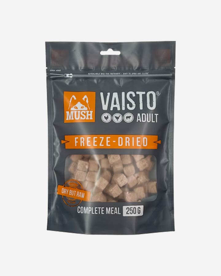 MUSH Vaisto - Freeze Dried Dog Food with Chicken Turkey Lamb & Vegetables - 250g