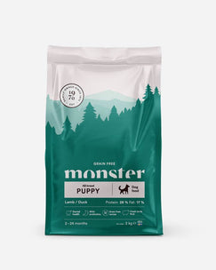 Monster Puppy All Breed - Grain Free Lamb & Duck - 2kg