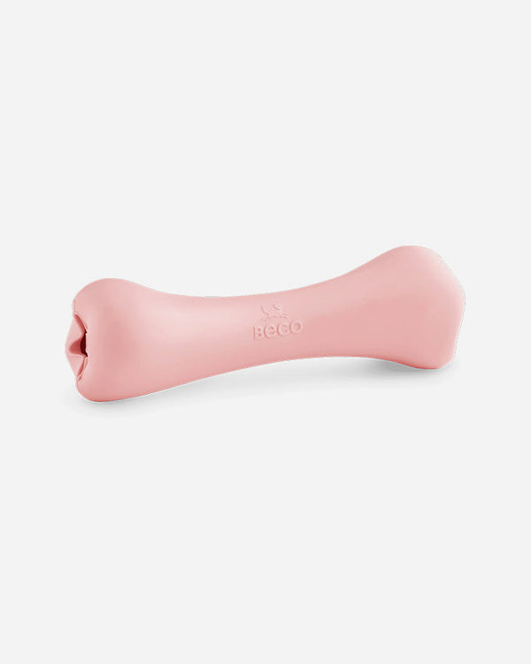 Beco Natural Rubber Treat Bone - Pink