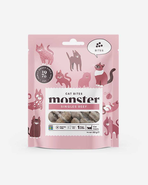 Monster - Treats with Beef - for cats