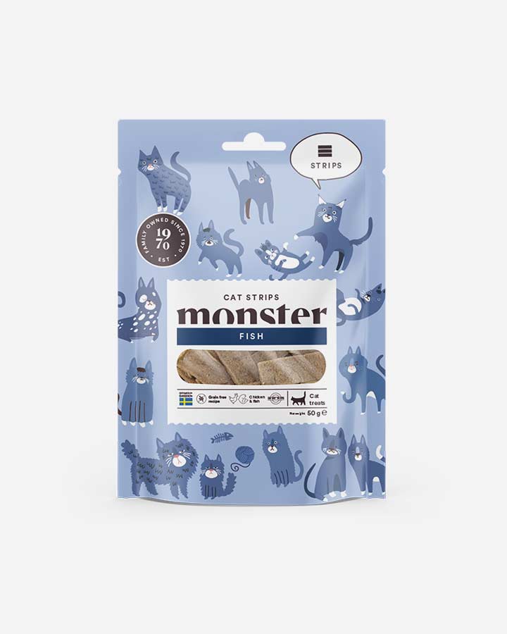 Monster Cat Strips - Fish