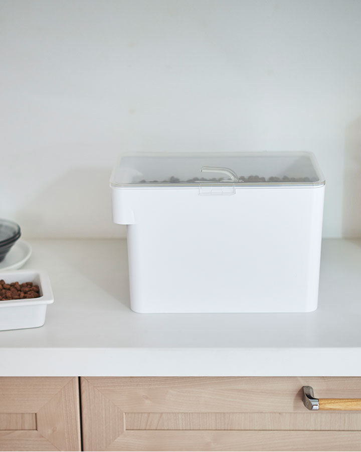 Pet Food Container on countertop