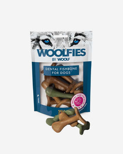 Woolfies Dental Fishbone for dogs - Small