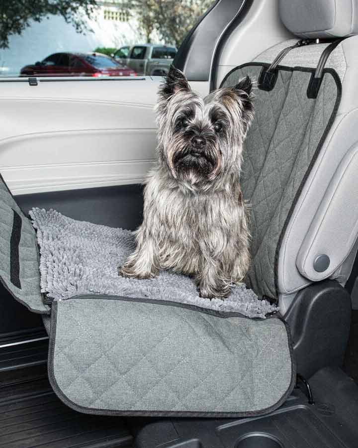Dirty Dog 3-in-1 Seat Cover for Single Seat - Grey