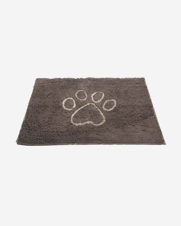 Dirty Dog Doormat - Gray with Paw