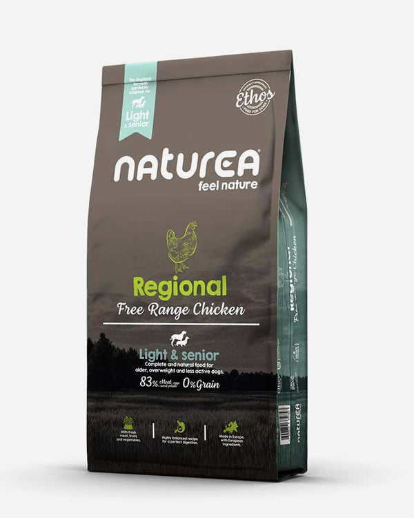 Naturea Ethos Light/Senior - Chicken Sweet Potato and Grain Free - 10kg