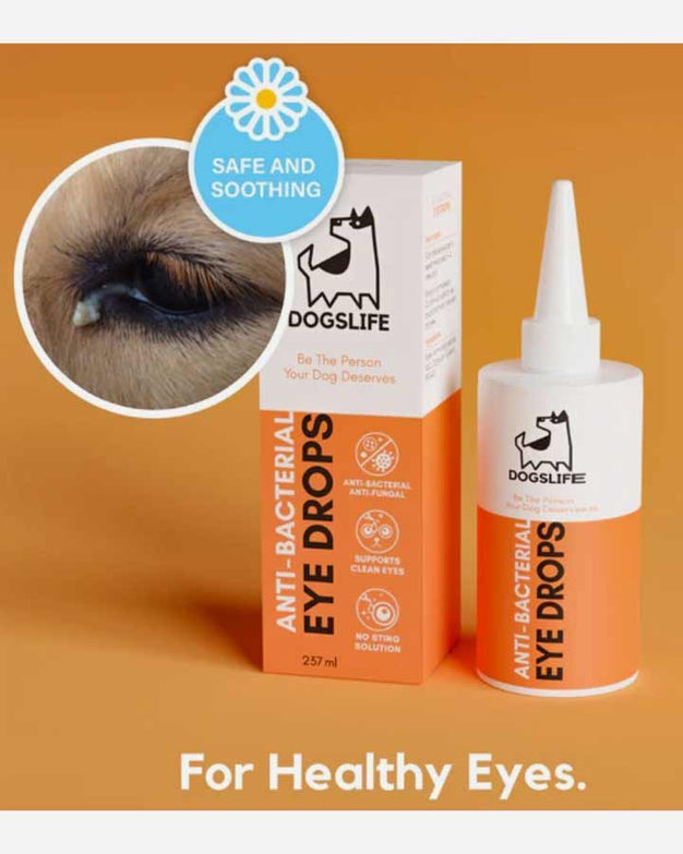 Eye drops for dogs