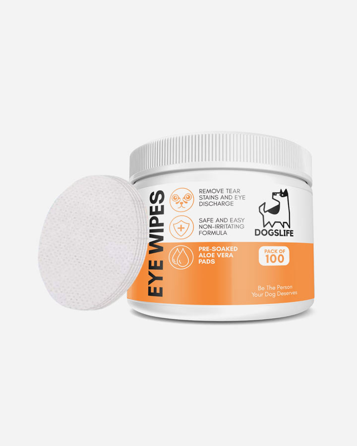 Eye wipes that effectively clean and remove tear stains and other discharge from your pet’s eyes