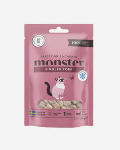 Monster - Freeze-ried Treats with Pork - for cats