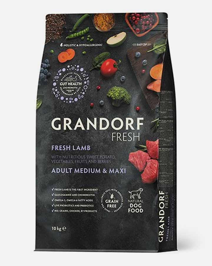 Grandorf Fresh Adult - Fresh Lamb & Grain Free - 10kg