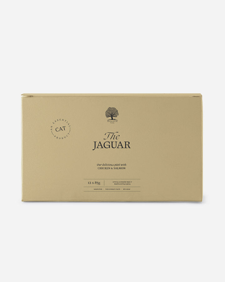 Essential The Jaguar Pâté Cat Food -  Chicken & Salmon 85 g (12-pack)