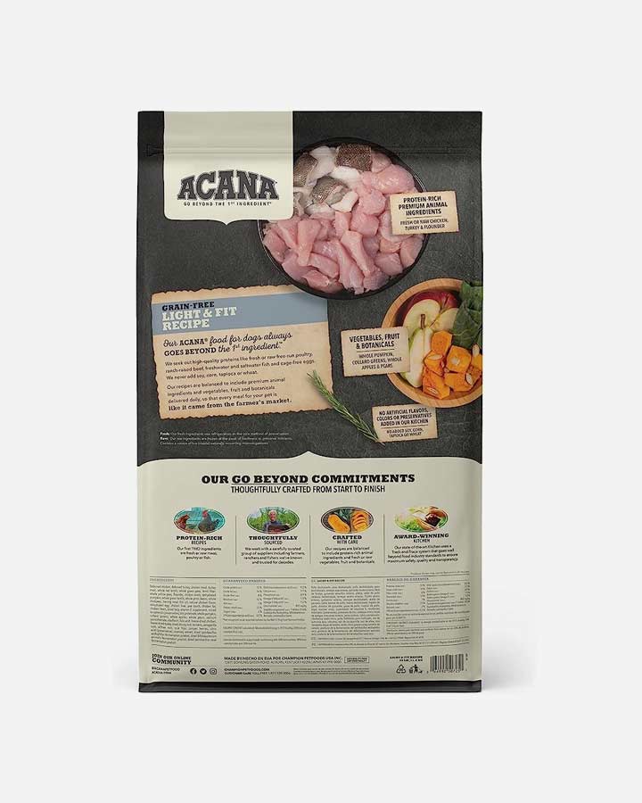 Acana Light & Fit Recipe - dry dog food