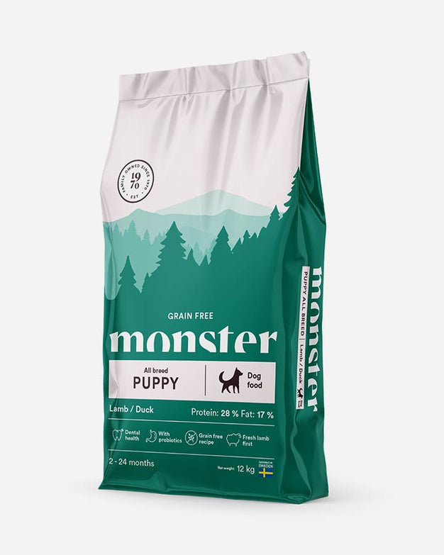 Monster Puppy All Breed - Grain Free Lamb & Duck 