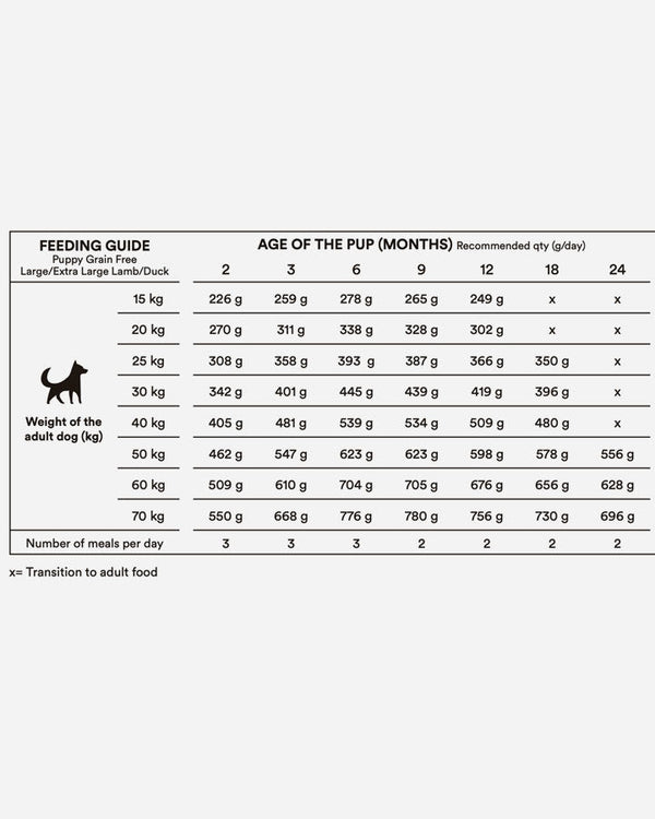 Monster Puppy Large Breed - Feeding Guide
