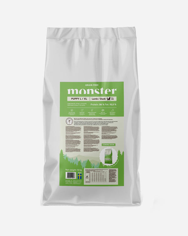 Monster Puppy Large Breed - Grain Free Lamb & Duck