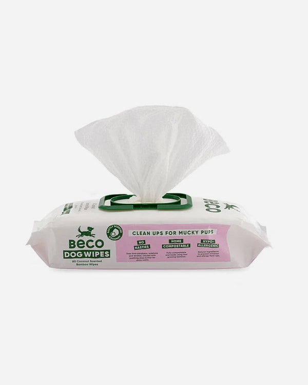 Scented cleaning wipes for dogs