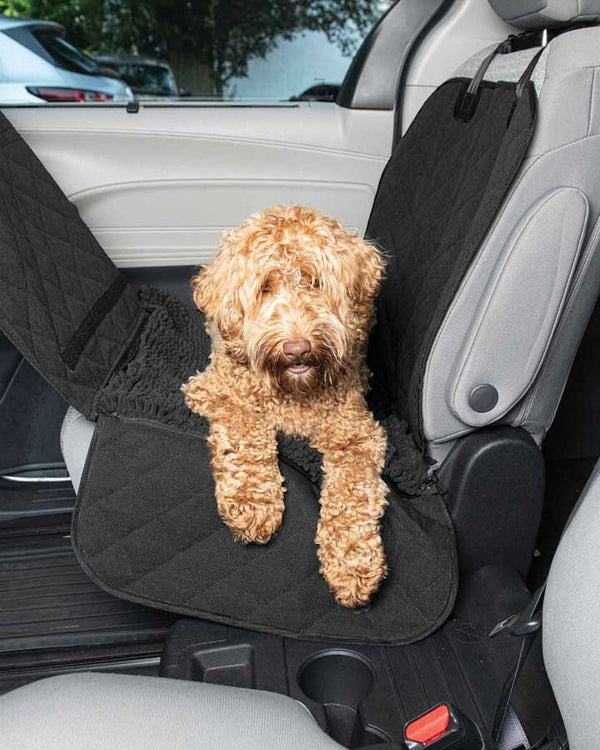 Dirty Dog 3-in-1 Seat Cover for Single Seat - Black