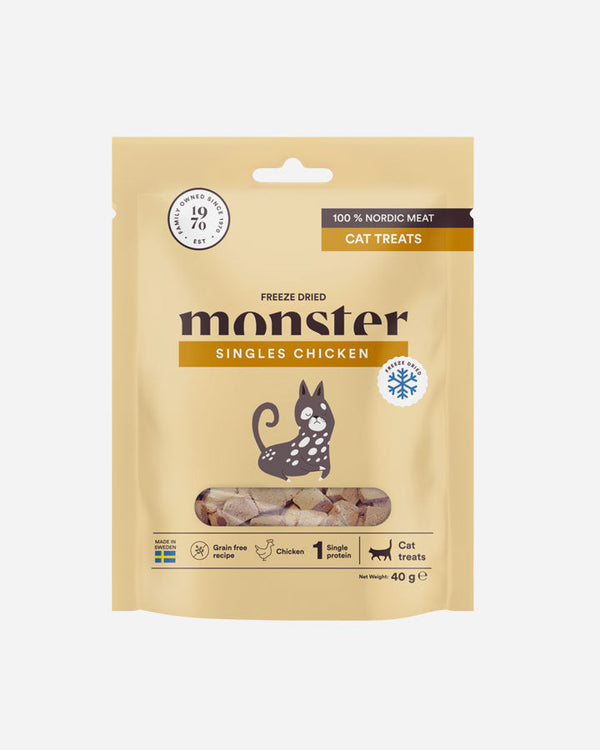 Monster - Freeze-dried treats with Chicken - for cats