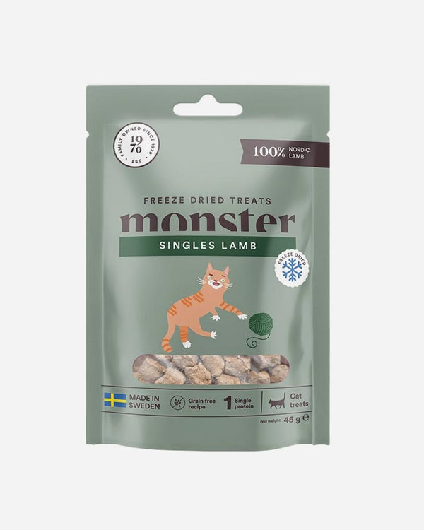 Monster - Freeze-dried treats with Lamb - for cats