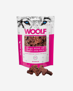 Woolf Small Bone of Duck & Rice - dog snack