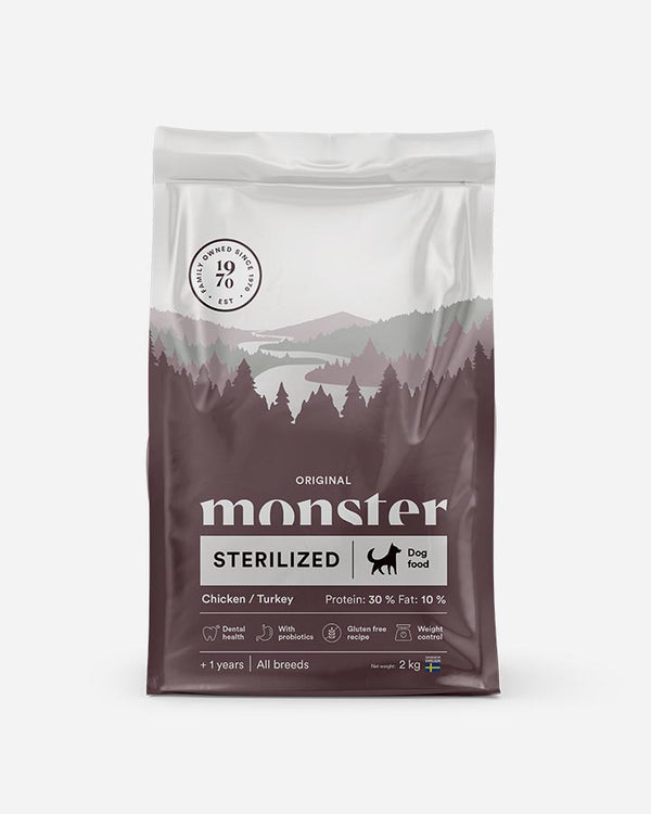 Monster Original Sterilized - Chicken and Turkey - 2 kg
