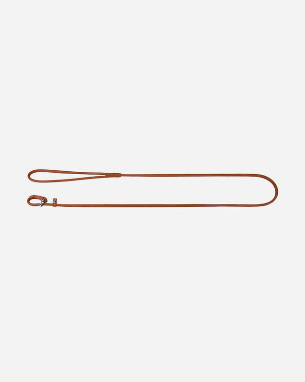 Waudog Soft Round-Stitched Leather Display Lead 