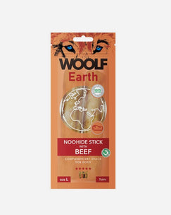 Woolf Earth Noohide Stick with Beef - Large - Dog Snack