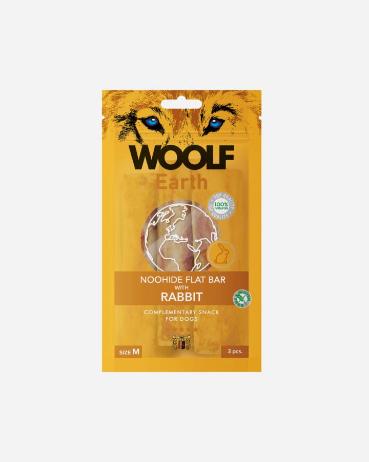 Woolf Rabbit - Natural Chewing Sticks - Medium - 3 pcs.