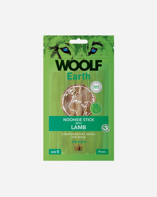 Woolf Earth Noohide Stick with Lamb - Small - Dog Snack