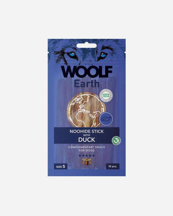 Woolf Earth Noohide Stick with Duck - Small - Dog Snack