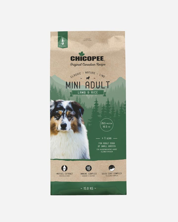Chicopee Classic Nature Line Mini Adult - Lamb & Rice - 15 kg