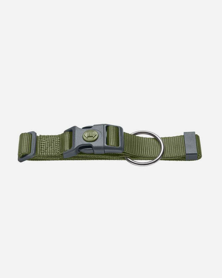Hunter Utility Dog Collar - London - Olive - Large