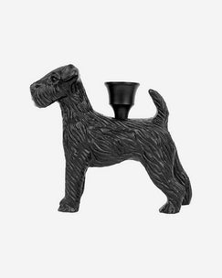 Candlestick Holder Terrier - Black - Petlux