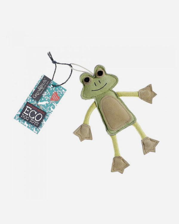 Eco Dog Toy - Francois Le Frog - Greens & Wild's - Petlux