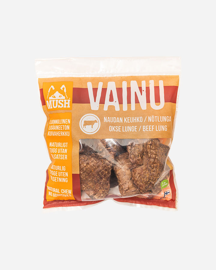 MUSH Vainu Dried Beef Lung - Dog Snack