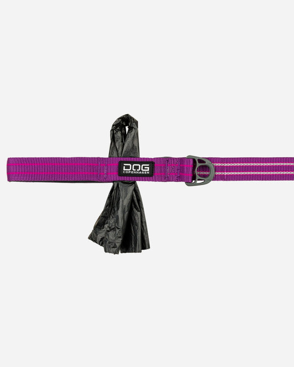 Urban Freestyle Dog Leash - Purple Passion - Poop bag attached