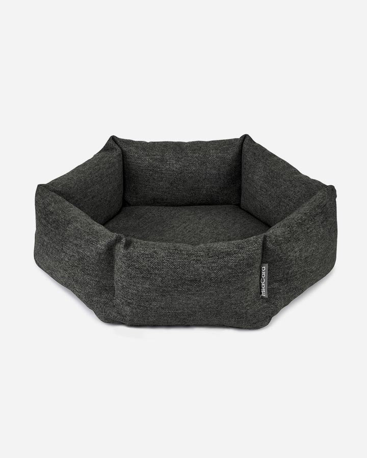 Calma Cat Bed Hexagon - Dark Grey