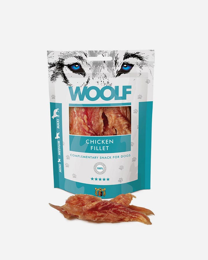Woolf Chicken Fillet- Complementary Snack for Dogs