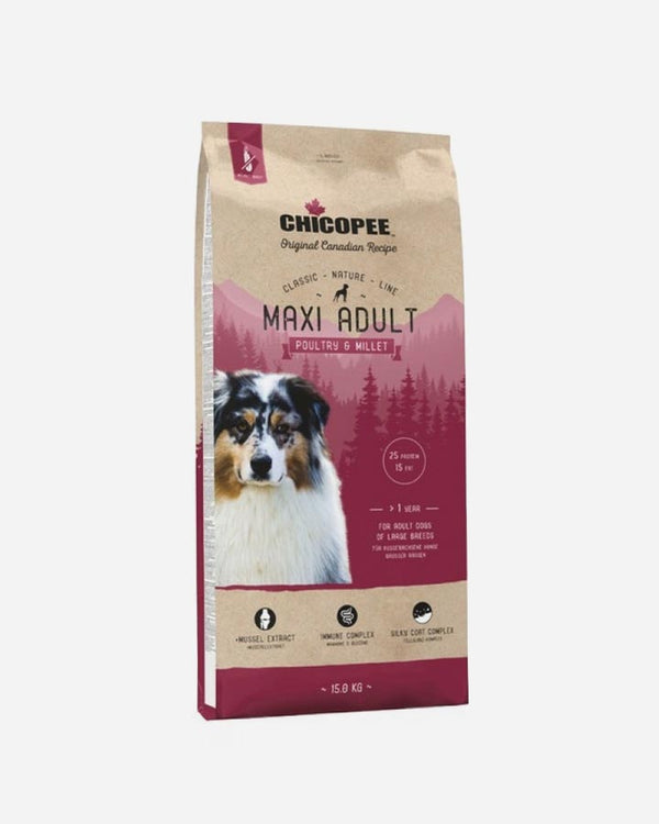 Chicopee Classic Nature Line Maxi Adult - Poultry & Millet - 15 kg