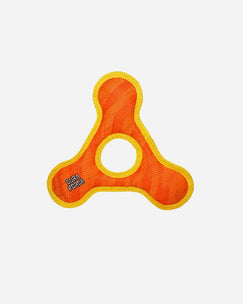 Dura Force Triangle - orange/yellow dog toy