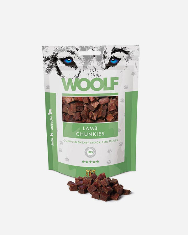 Woolf Lamb Chunkies - Snack for Dogs - PetLux
