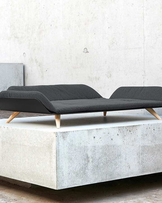Letto Daybed dog bed - mottled anthracite